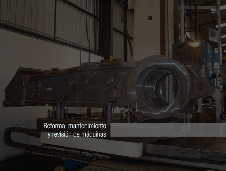 Reforma, mantenimiento y revisión de máquinas